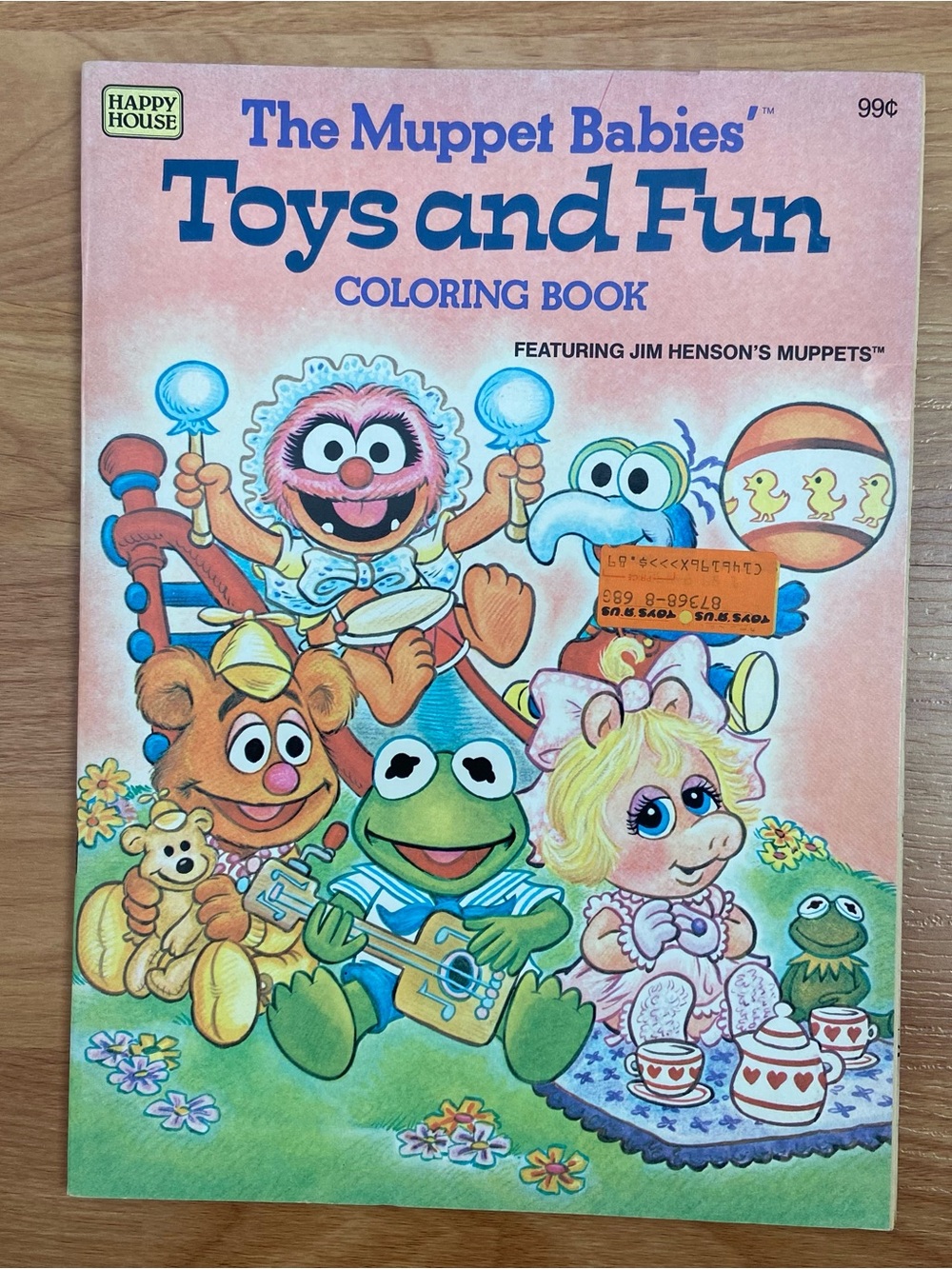 The Muppet Babies’ Toys and Fun Coloring Book Jim Henson Vintage 1985 UNUSED